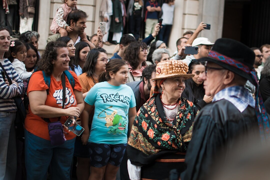 group of seniors at event