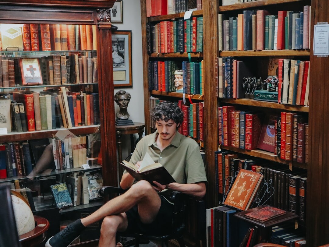seniors reading together at library