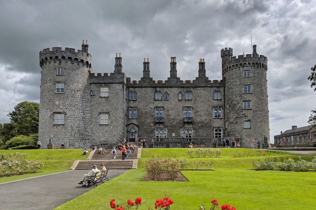 seniors visiting castle grounds